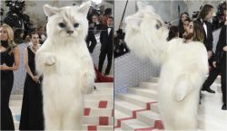 jared-leto-usa-fantasia-gigante-da-gata-de-karl-lagerfeld,-homenageado-no-met-gala